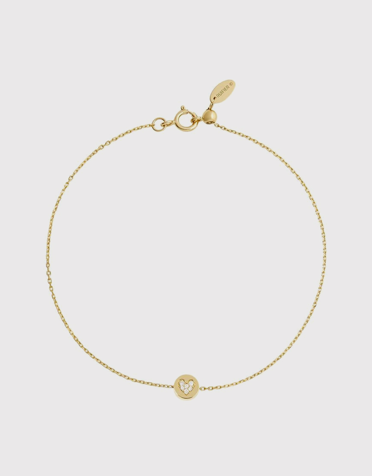 Ruifier Jewelry Modern Words Fine-Big Love Bracelet