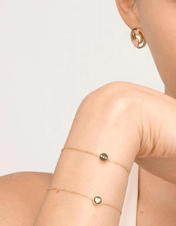 Ruifier Jewelry  Modern Words Fine-Big Love Bracelet 