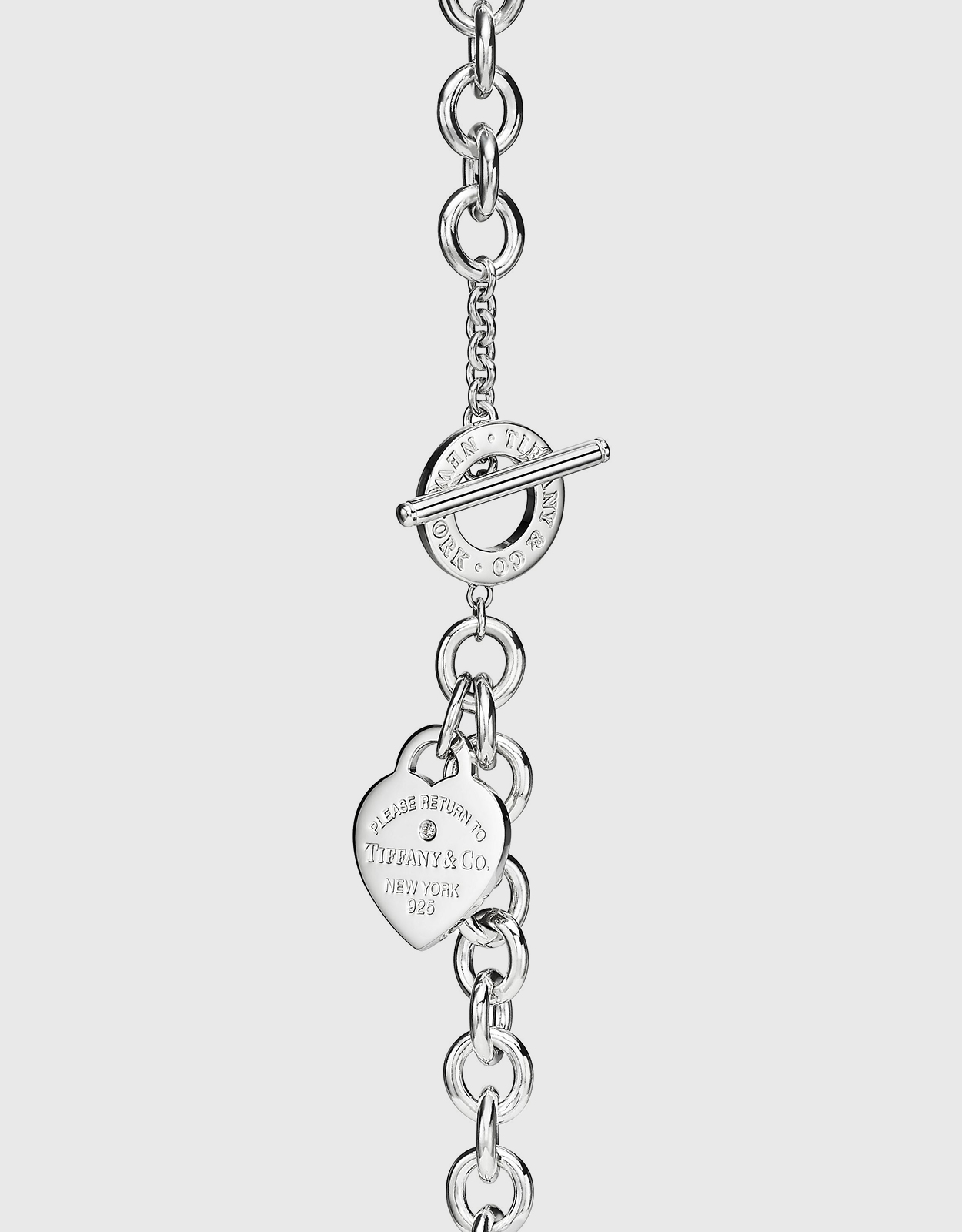 Tiffany and Co Heart Tag Toggle Necklace Silver Silver Sterling – Luxe  Collective