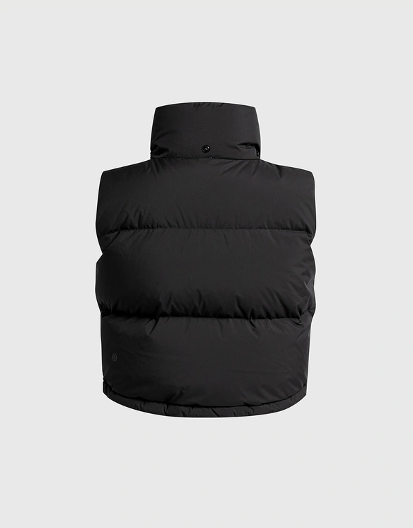 lululemon Wunder Puff  Super Cropped Vest -  Black