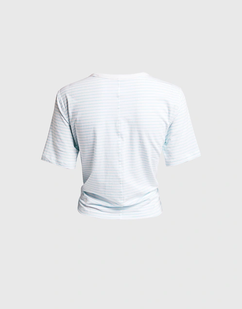 Crescent T-Shirt  -CyanBlue