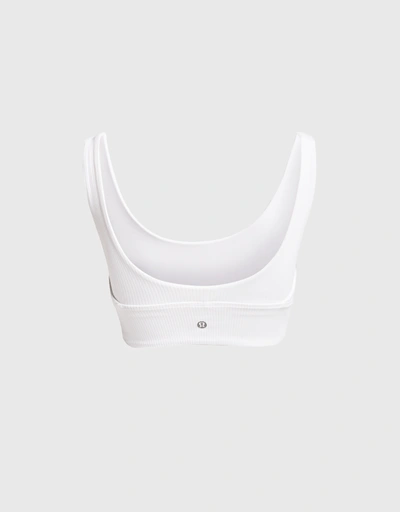 lululemon Align™ Ribbed Light Support A/B Cup Bra -White