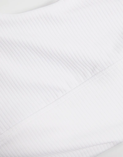 lululemon Align™ 羅紋輕量支撐 A/B 杯運動內衣  -White