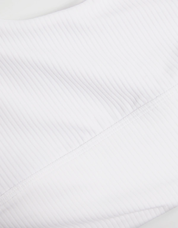 lululemon lululemon Align™ 羅紋輕量支撐 A/B 杯運動內衣  -White