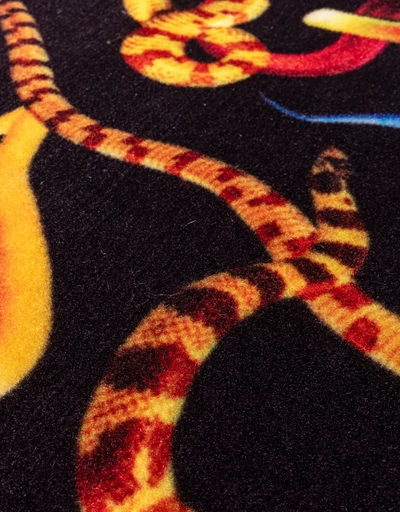 Toiletpaper Snakes Print Rectangular Mat