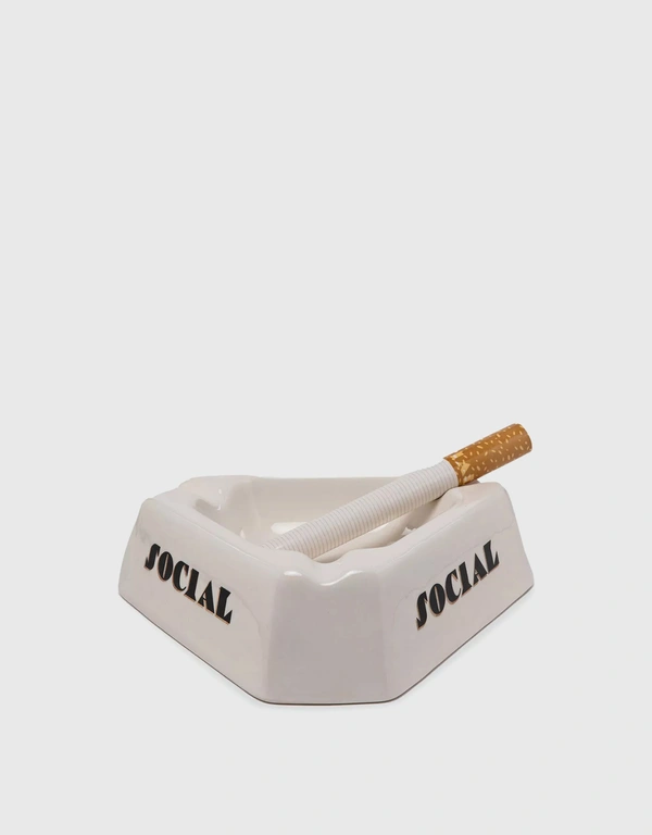 Seletti Diesel Living 社交吸菸者陶瓷煙灰缸