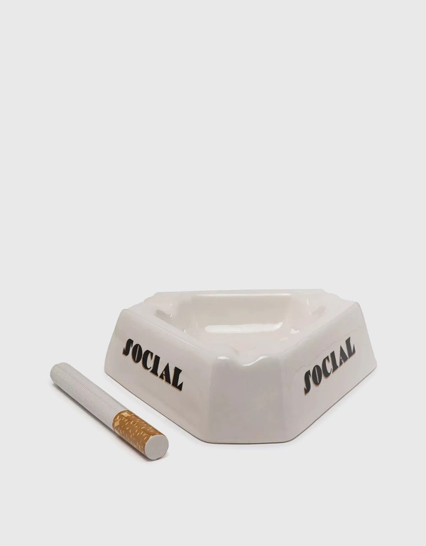 Seletti Diesel Living Social Smoker Porcelain Ashtray