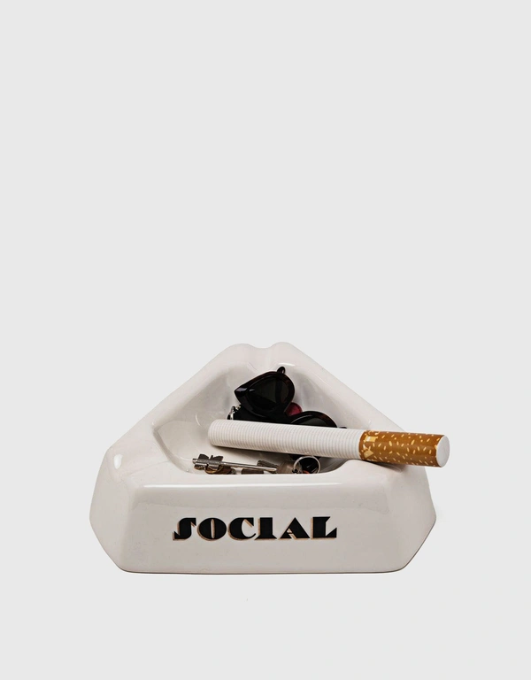 Seletti Diesel Living Social Smoker Porcelain Ashtray