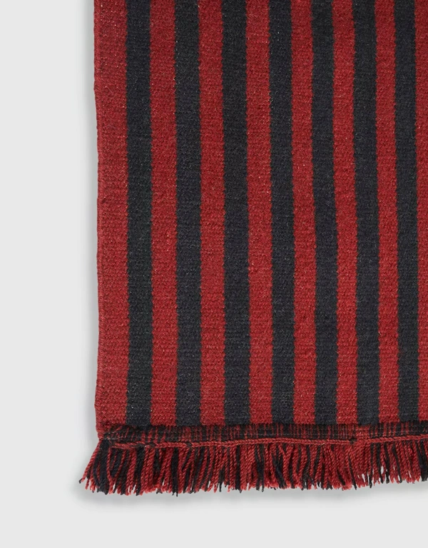 HAY Stripes And Stripes Doormat-Cherry
