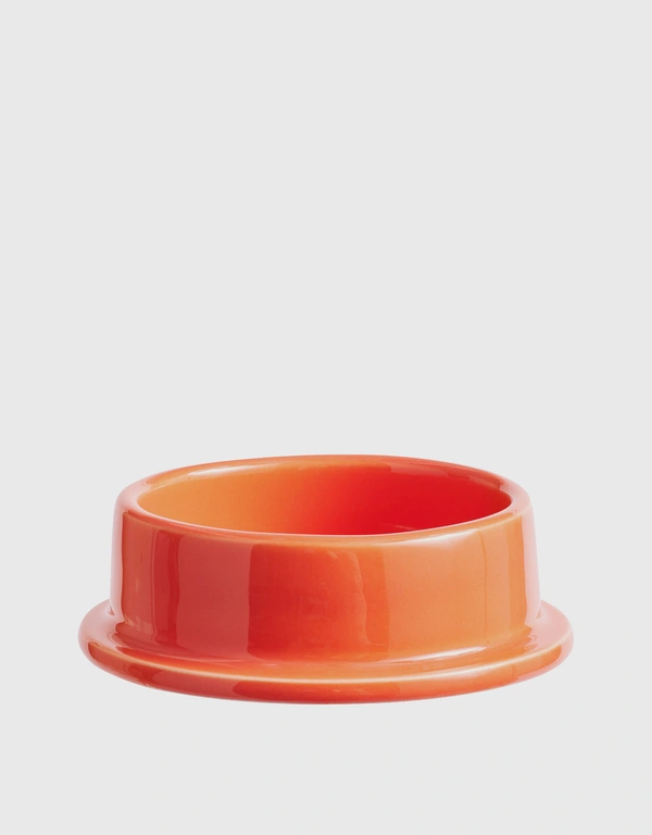 HAY 圓柱小型陶瓷燭台-Red