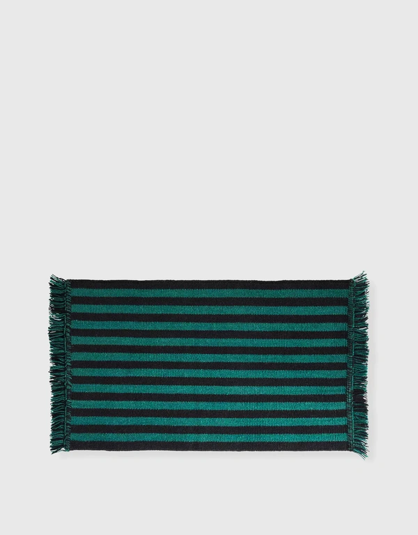 HAY Stripes And Stripes Doormat-Green
