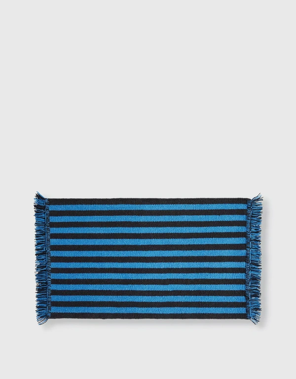 HAY Stripes And Stripes Doormat-Blue