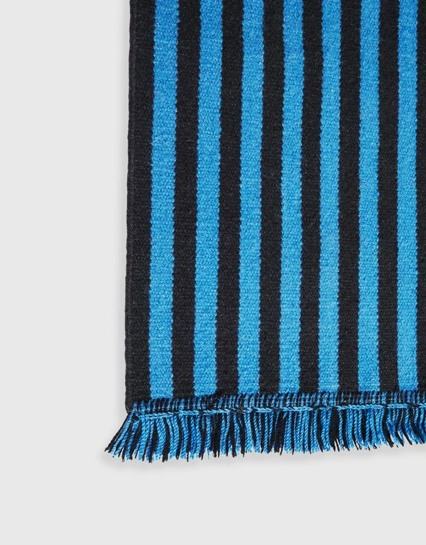 HAY Stripes And Stripes Doormat-Blue
