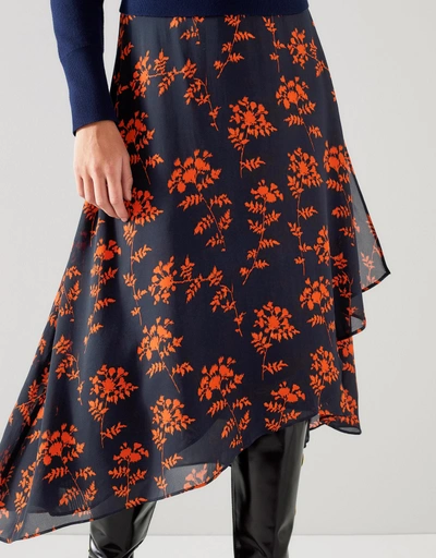Krasner Floral Print Skirt