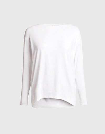 Back In Action Long Sleeve Shirt -White