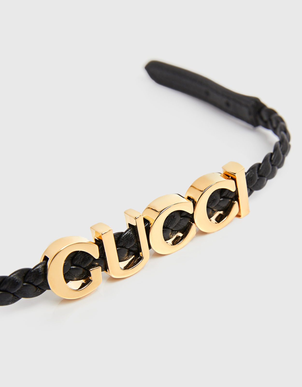 Gucci Leather Lion Head Cuff Bracelet | Harrods FR