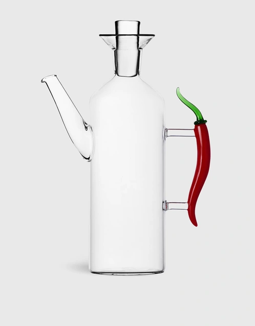 Vegetables 大型辣椒玻璃油瓶