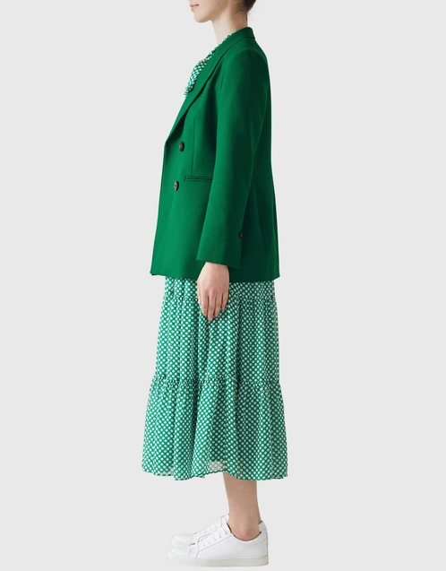Mariner 綠色嫘縈混紡夾克