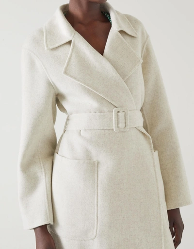 Anderson Cream Double-Faced Wool Coat