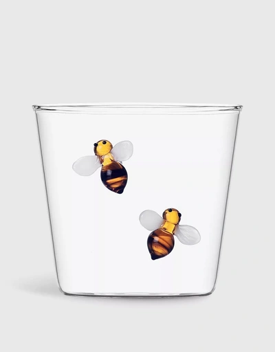 Garden Picnic 蜜蜂裝飾玻璃杯