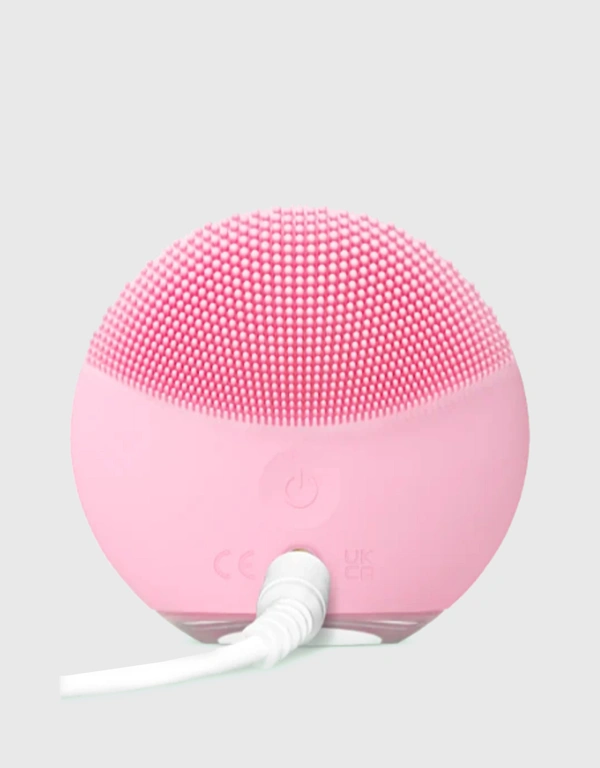 Foreo Luna 4 Mini Dual Sided Facial Cleansing Massager-Pearl Pink