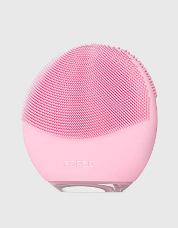Foreo Luna 4 Mini 雙面臉部清潔按摩儀-Pearl Pink