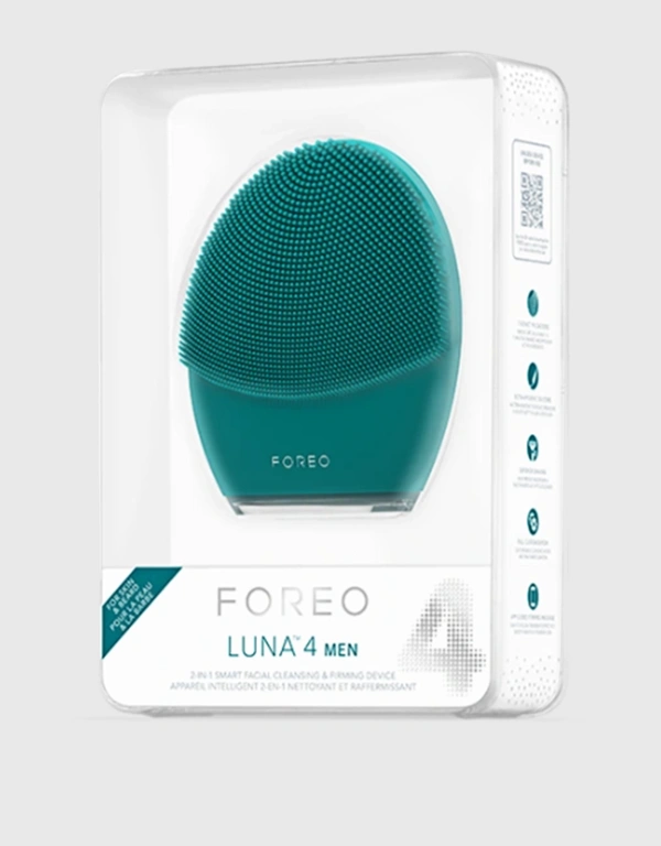 Foreo Luna 4 Men 2-in-1 Smart Facial Cleansing And Firming Device