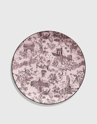 Tiffany Toile：Dessert Plate 21 cm - Morganite