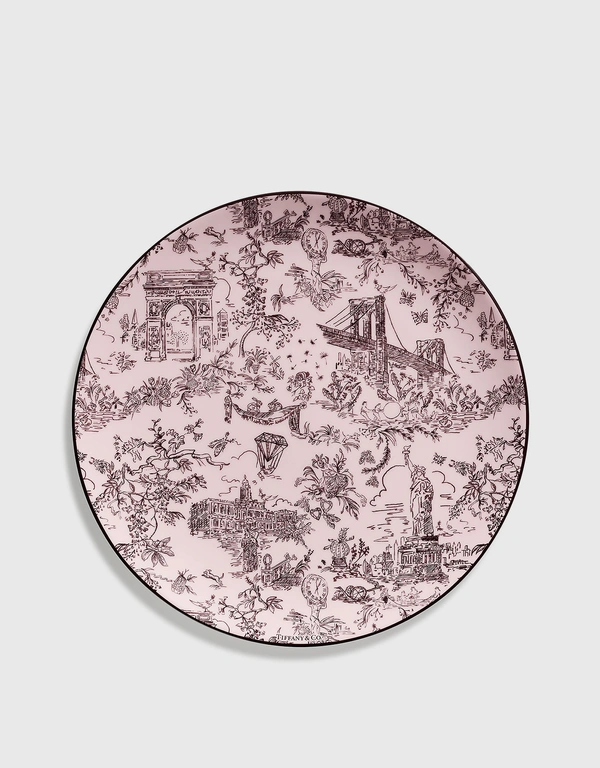 Tiffany & Co. Tiffany Toile：Dessert Plate 21 cm - Morganite