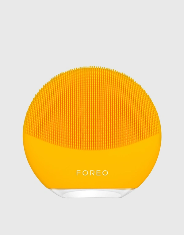 Foreo Luna Mini 3 Smart Facial Cleansing Massager-Sunflower Yellow