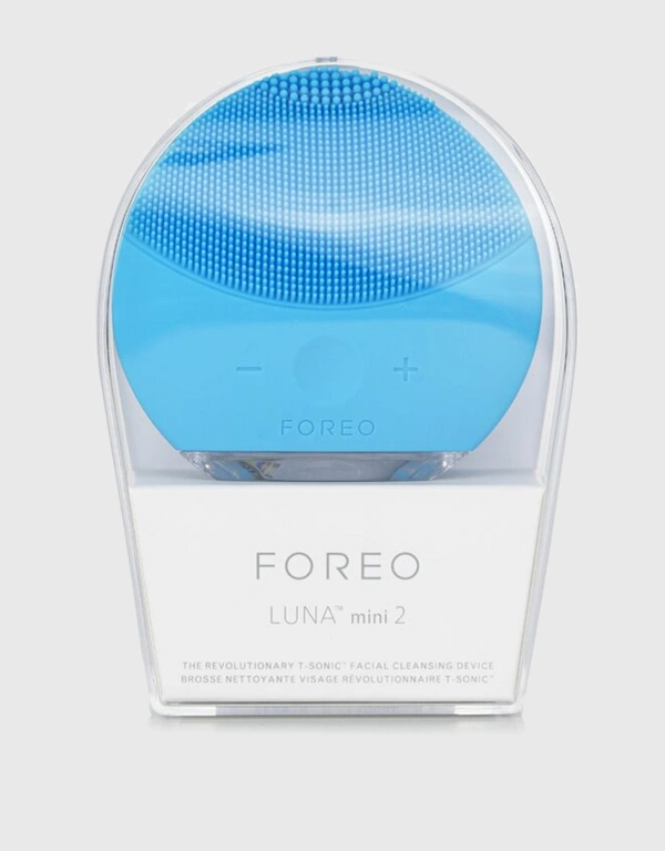 Foreo Luna Mini 2 Facial Cleansing Massager-Aquamarine