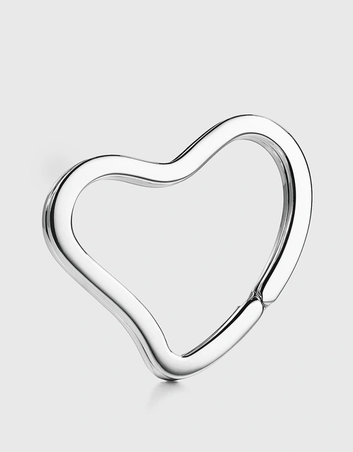 Elsa Peretti®：Sterling Silver Open Heart Key Ring