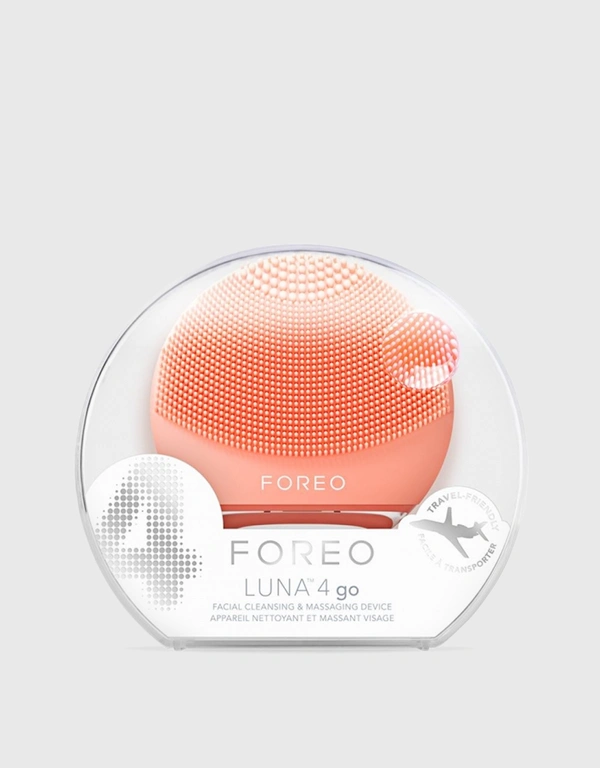 Foreo Luna 4 Go Facial Cleansing And Massaging Device-Peach Perfect