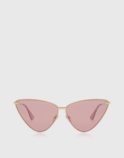 Nero Cat-Eye Mirrored Sunglasses