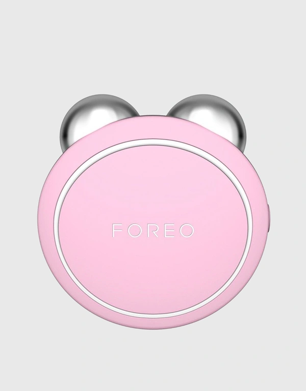Foreo Bear Mini Microcurrent Facial Toning Device-Pearl Pink