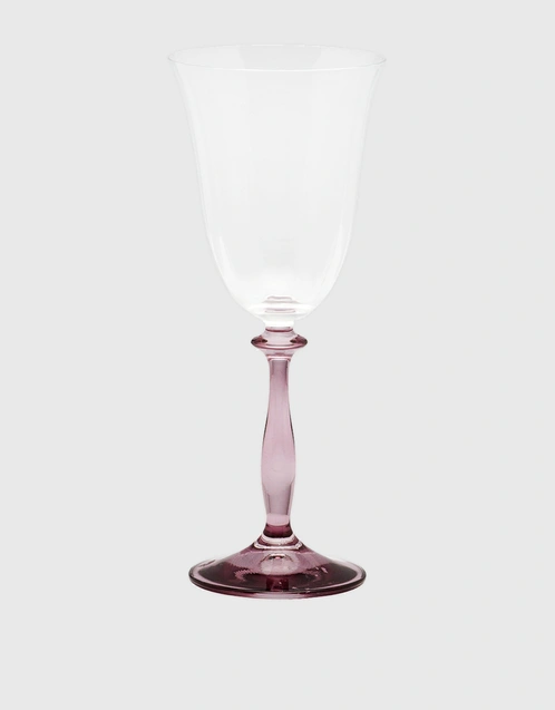 Lavender Wine Glass