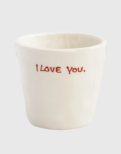 I Love You Espresso Cup