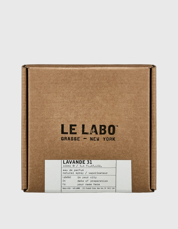 Le Labo Lavande 31 中性香淡香精 100ml