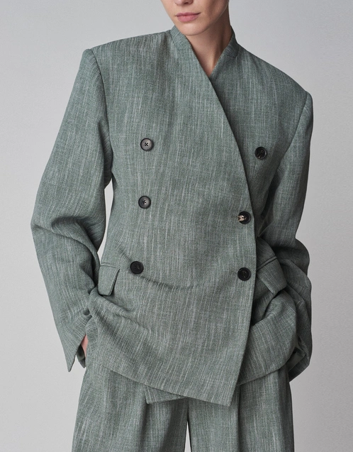 Double Breasted Suiting Coat
