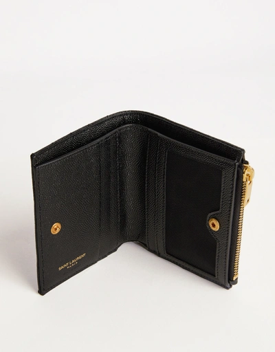 CASSANDRE Monogram Calfskin Leather Bi-Fold Wallet