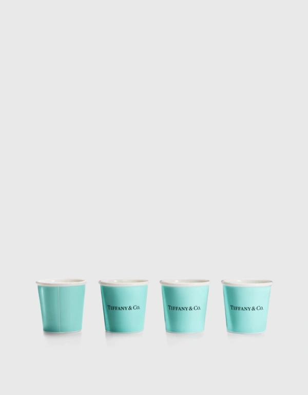 Tiffany & Co. Tiffany Espresso Cups Set Of Four