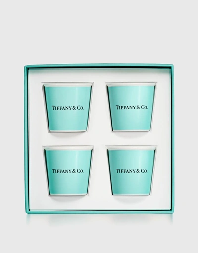 Tiffany Espresso Cups Set Of Four
