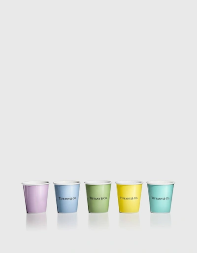 Tiffany Coffee Cups Set Of Five