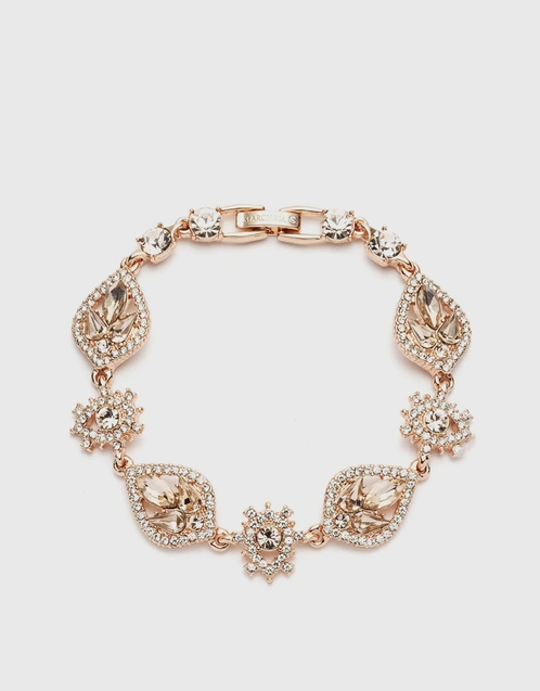 Yellow Chimes Bracelet for Women and Girls | Fashion Rose Gold Crystal –  YellowChimes
