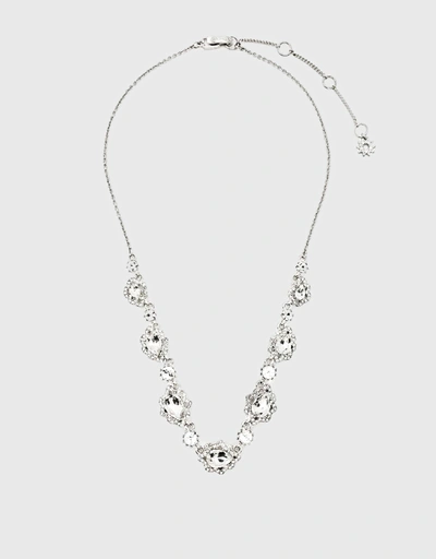 Pear Stone Crystal Necklace