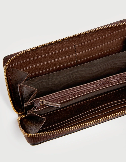 Gucci Ophidia GG Supreme Canvas Zip Around Wallet () IFCHIC.COM 