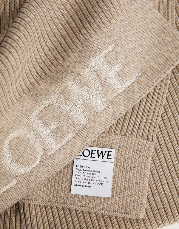 Loewe LOEWE 羊毛圍巾