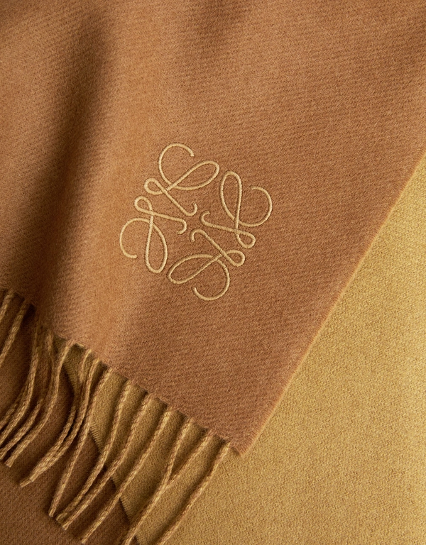Loewe 喀什米爾羊毛混訪圍巾