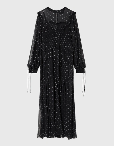 Clemence Luxurious Silk Maxi Dress