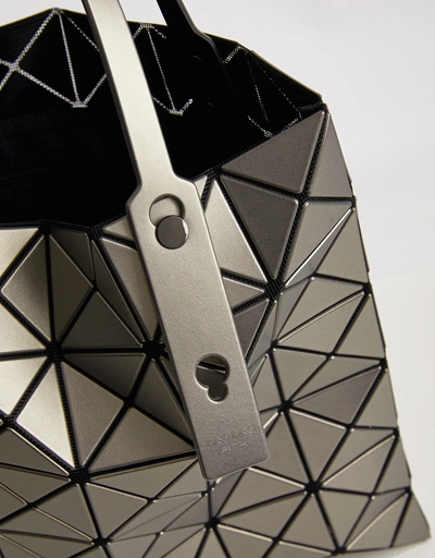 Bao Bao Lucent Metallic 6x6 Geometric Pattern Tote Bag